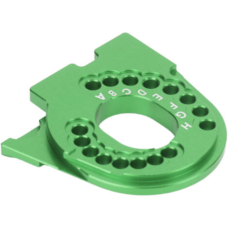 Plaque de support moteur en aluminium pour Traxxas 1/10 Crawler RC - Vert