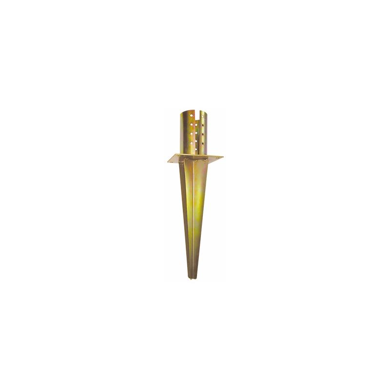 Plaque de support pour poutres rondes au sol A.956/3100