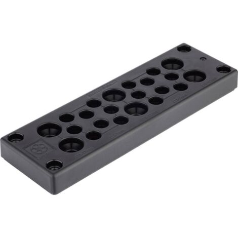 PLAQUE DE TRAVERSÉE DE CÂBLE LAPPKABEL 52220073 Ø MAX. 16 MM POLYCARBONATE 1 PC(S)