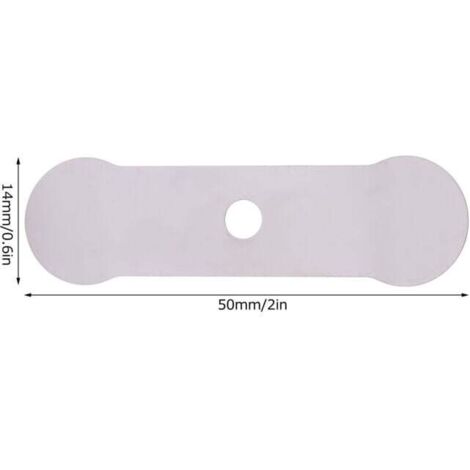 Plaque de Valve Compresseur d'Air 20 Pièces Silencieux Sans Huile Accessoires Aluminium 14x50mm