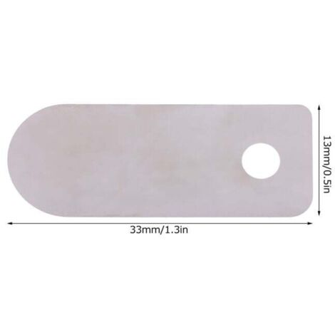 Plaque de Valve pour compresseur d'air, 30 pièces, Machine silencieuse sans huile, accessoires en aluminium de remplacement (plaque de Valve courte 13x33mm)