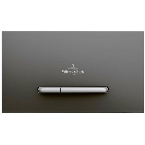 Plaque déclenchement WC VILLEROY ET BOCH ViConnect 300S Anthracite mat