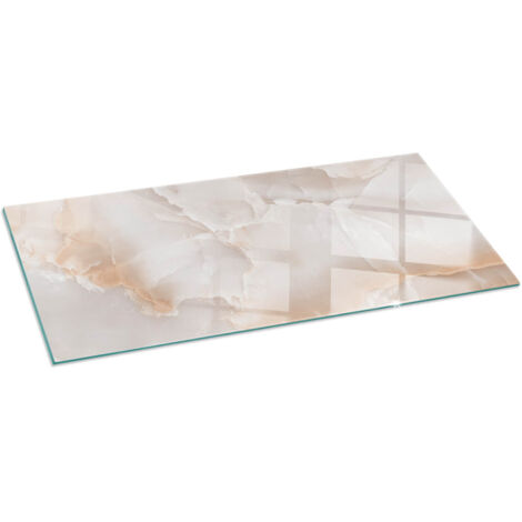 Plaque décorative imprimée pour cheminée protection de sol avec impression décorative Motif pierre naturelle 125x50 cm