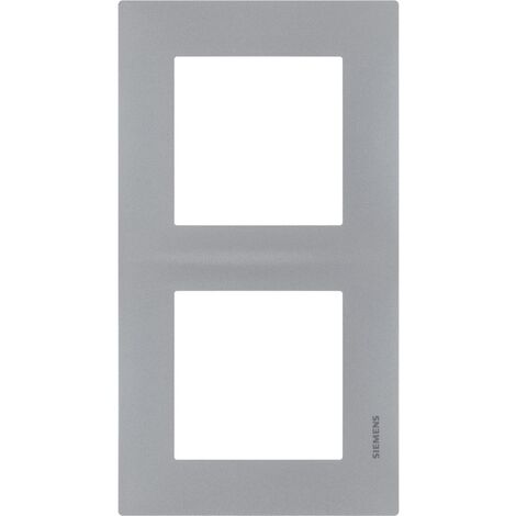 PLAQUE DELTA VIVA SIEMENS DOUBLE - SILVER - DISPO 48H SIE004053