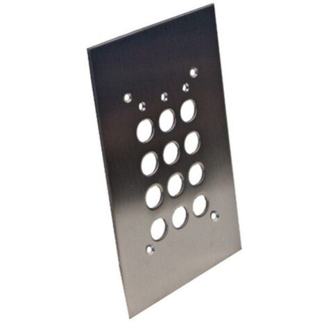 Plaque d’encastrement PEAB202 - Pour clavier à code - Plastron