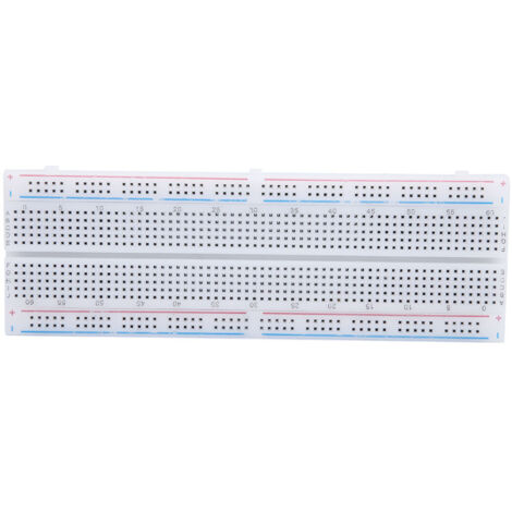 Plaque d'essai sans soudure 830 points, breadboard réutilisable pour circuits électroniques