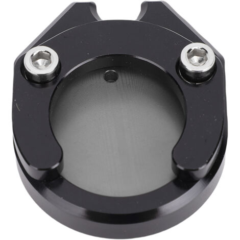 Plaque d'extension de béquille latérale de moto en alliage d'aluminium, support solide, support central, agrandisseur de pied de remplacement pour Xmax Nmax Nvx Aerox gris