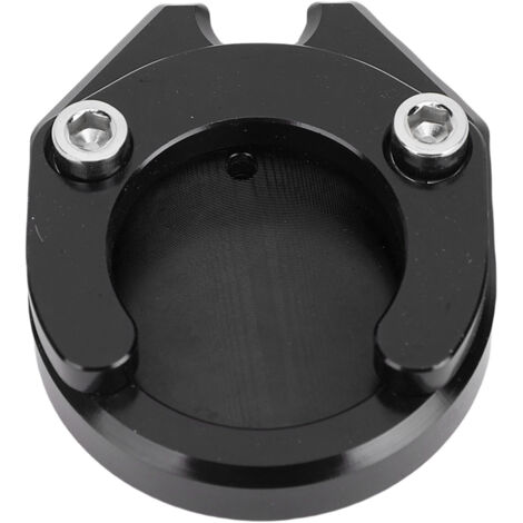Plaque d'extension de béquille latérale de moto en alliage d'aluminium, support solide, support central, agrandisseur de pied de remplacement pour Xmax Nmax Nvx Aerox noir