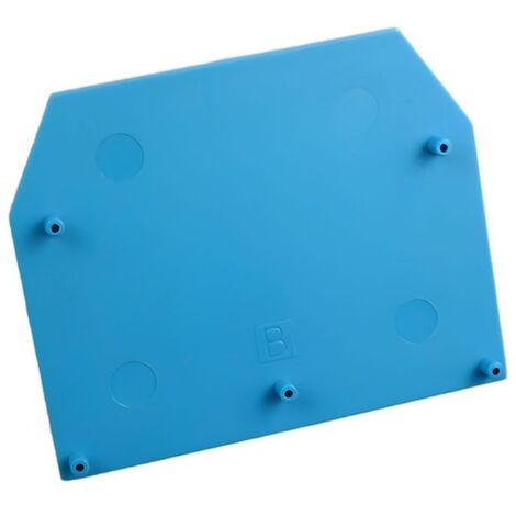 Plaque d'extrémité bleue pour borne à vis 16mm² - IMO