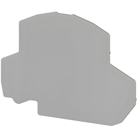 Plaque d'extrémité grise pour borne deux étages PFD2.5 - IMO
