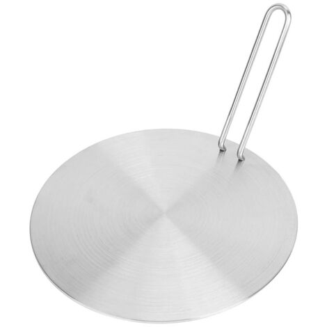 Plaque diffuseuse de chaleur en acier inoxydable 24cm pour induction, gaz et électrique