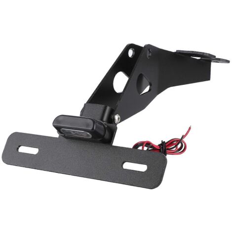 Plaque d'immatriculation arrière avec LED blanche pour YAMAHA TMAX 530 DX/SX 2017-2018, support de plaque blanc, feu d'éclairage de plaque.