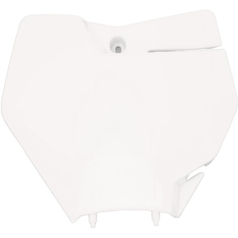 Plaque d'immatriculation avant de moto, couvercle de plaques signalétiques en plastique ABS pour EXC 150 250 300 TPI 2020 à 2022 blanc.