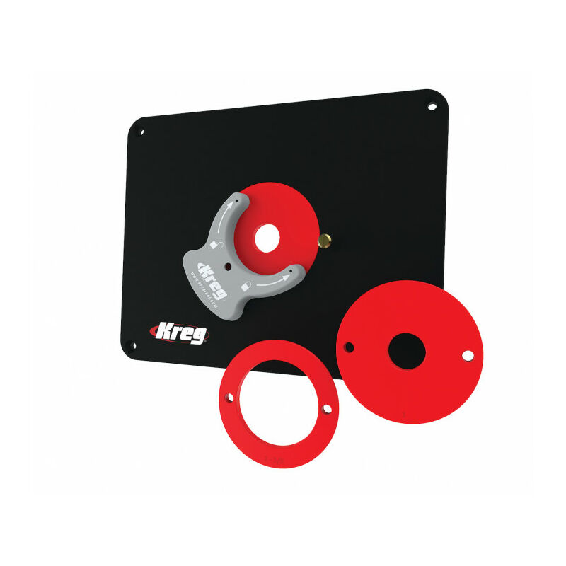 Kreg - Plaque d'insertion de table de toupie de précision / non pré-percée
