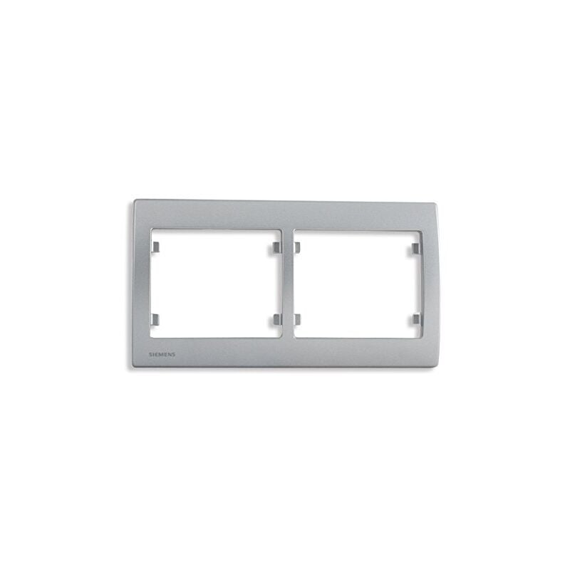 Delta iris plaque double horizontale silver SIE266559 - Siemens