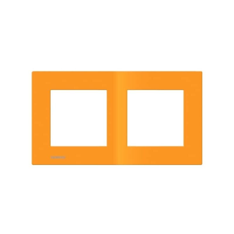 Delta viva plaque double orange SIE007924 - Siemens
