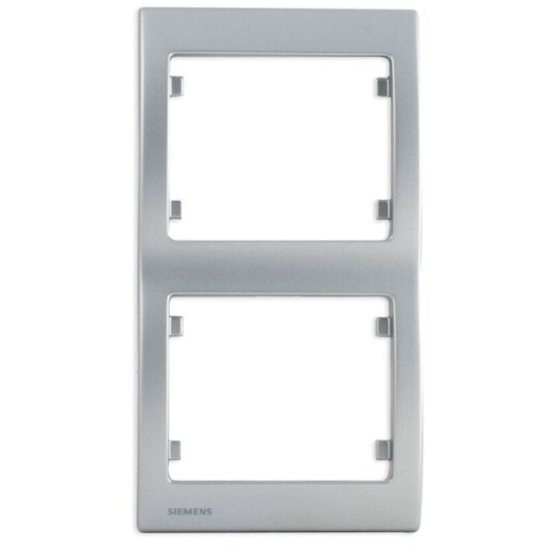 Delta iris plaque double verticale silver SIE267044 - Siemens