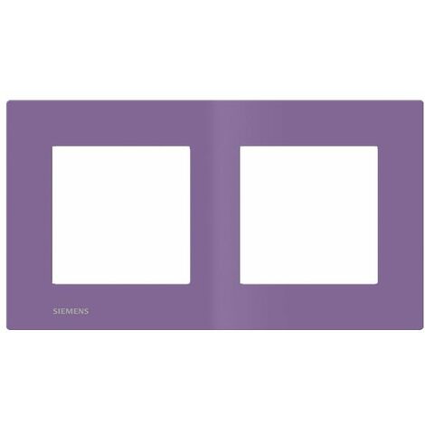 Plaque Double Violet Siemens DELTA VIVA - SIEMENS