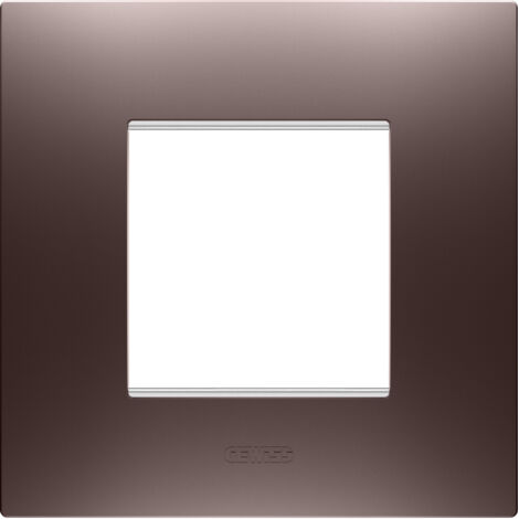 PLAQUE EGO 2P CUIVRE GEWISS GW16022CP