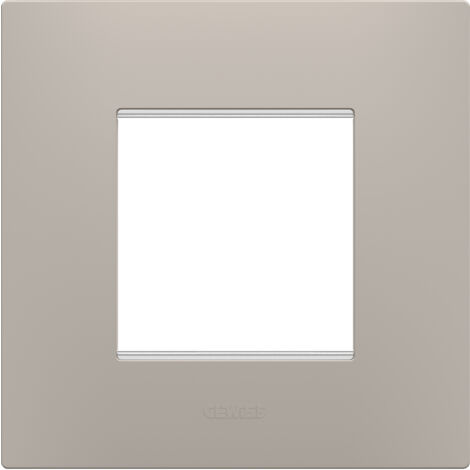 PLAQUE EGO 2P SABLE FONCÉ GEWISS GW16022DS