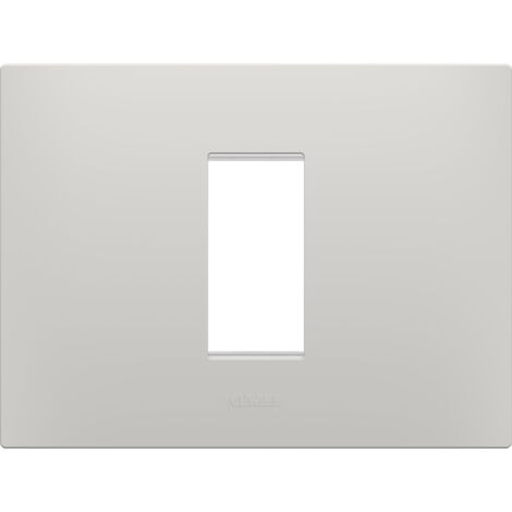 PLAQUE EGO RECTANGULAIRE 1P ARGILE GEWISS GW16001CY