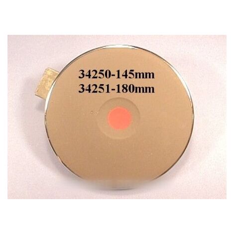 Plaque électrique rapide 180 mm pour Plaque de cuisson Multi-marques 34251
