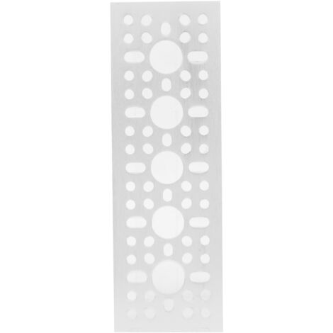 Plaque en aluminium à motif grillagé pour panneau mural - Pièce de contrôle industriel 3123‑0048‑0144