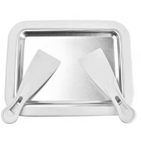 Plaque en Aluminium pour Rouler des Glaces avec Grattoirs - Idéale pour Enfants à la Maison