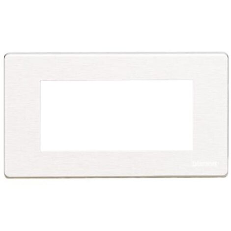 Plaque en résine Bticino Magic 4 Places 504/4A/R