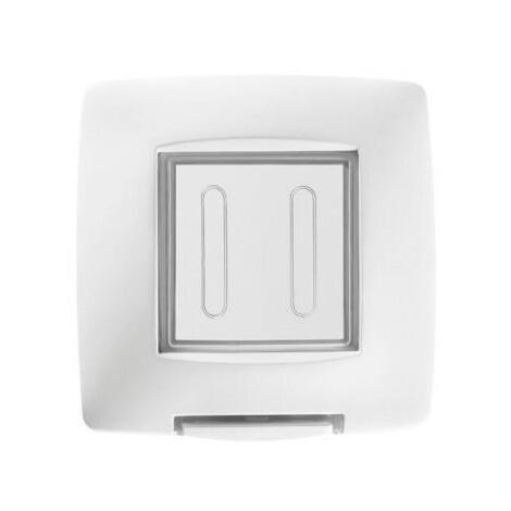 PLAQUE ÉTANCHE 2P IP55 BLANC GEWISS GW16702TB