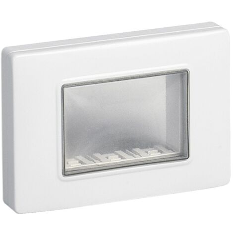 Plaque étanche Vimar IP55 3 modules blanc 14943.01