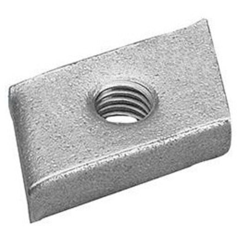 Plaque filetée type 38/17 acier inoxydable A4 M10 (Par 100)