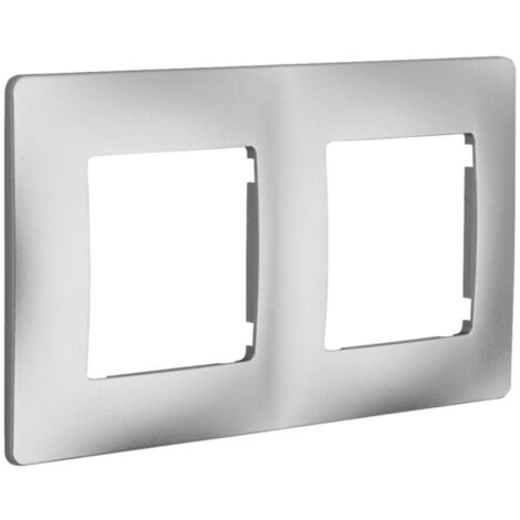 Plaque Finition Di-Line Silver - INVENTIV : Elégance Moderne pour vos Installations