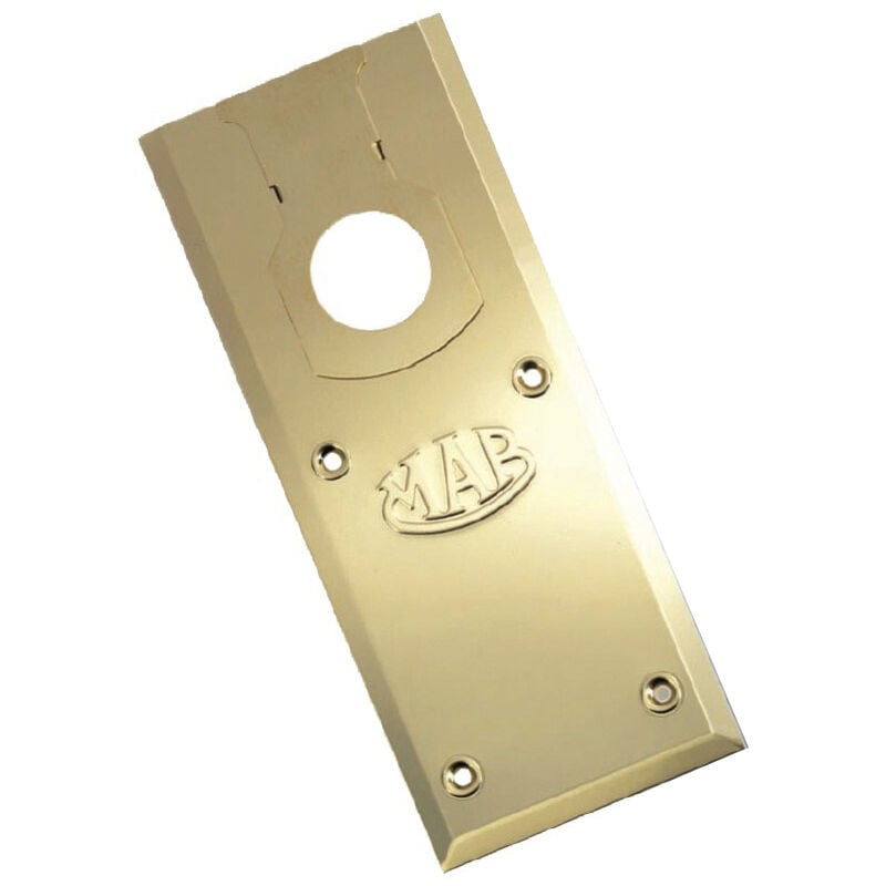 MAB - Plaque finition laiton pour pivot série 77 AC534.LA
