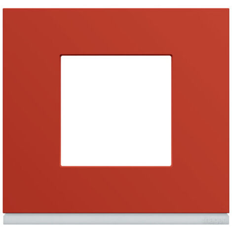 Plaque gallery plastique peint 1 poste eglantine HAGER WXP0602