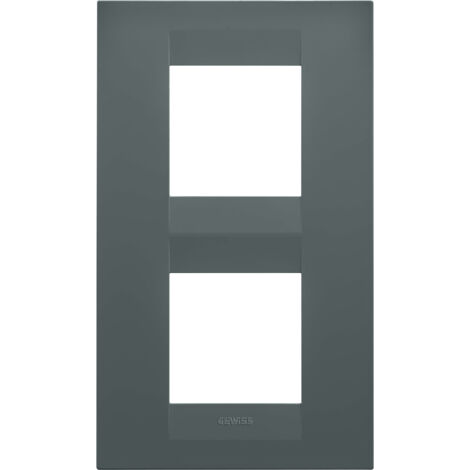 PLAQUE GEO 2+2P V SARCELLE GEWISS GW16424VZ
