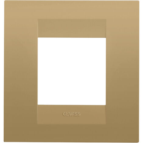 PLAQUE GEO 2P OR GEWISS GW16422VO
