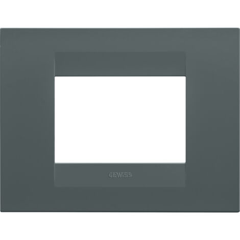 PLAQUE GEO RECTANGULAIRE 3P SARCELLE GEWISS GW16403VZ