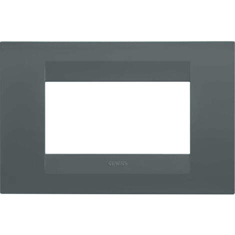 PLAQUE GEO RECTANGULAIRE 4P SARCELLE GEWISS GW16404VZ