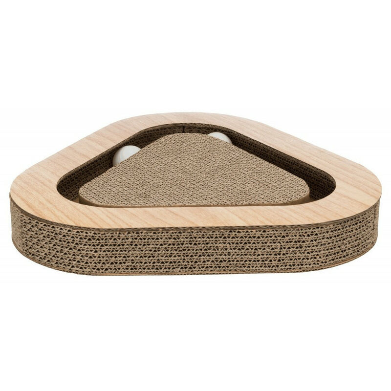 Trixie - Plaque griffoir triangulaire, 36 cm. pour chat.
