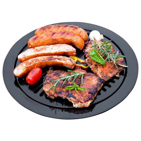 Plaque grill pour réchauds à gaz portable cuisson Grille anti adhesive Récupération graisses