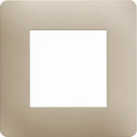 Plaque Hager Essensya 1 Poste Finition: Sisal