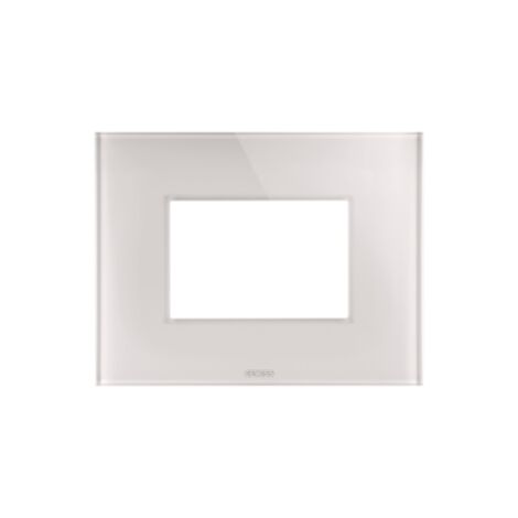 PLAQUE ICE 3P NATUREL BEIGE GEWISS GW16903CL