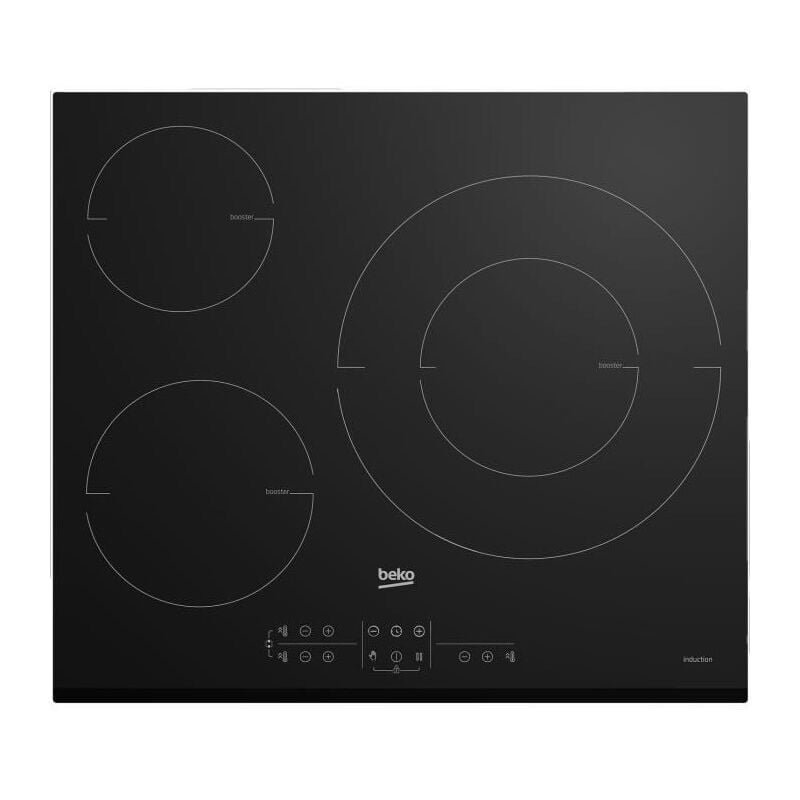 Beko - Table de cuisson a induction 3 foyers - 60 cm - HII63M