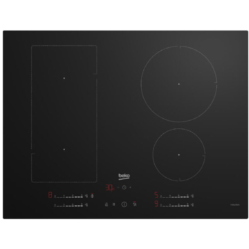 Beko - Table de cuisson induction 70cm 4 feux HII74700UF