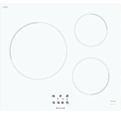 Plaque induction BRANDT -TI364W - 3 feux - 14cm