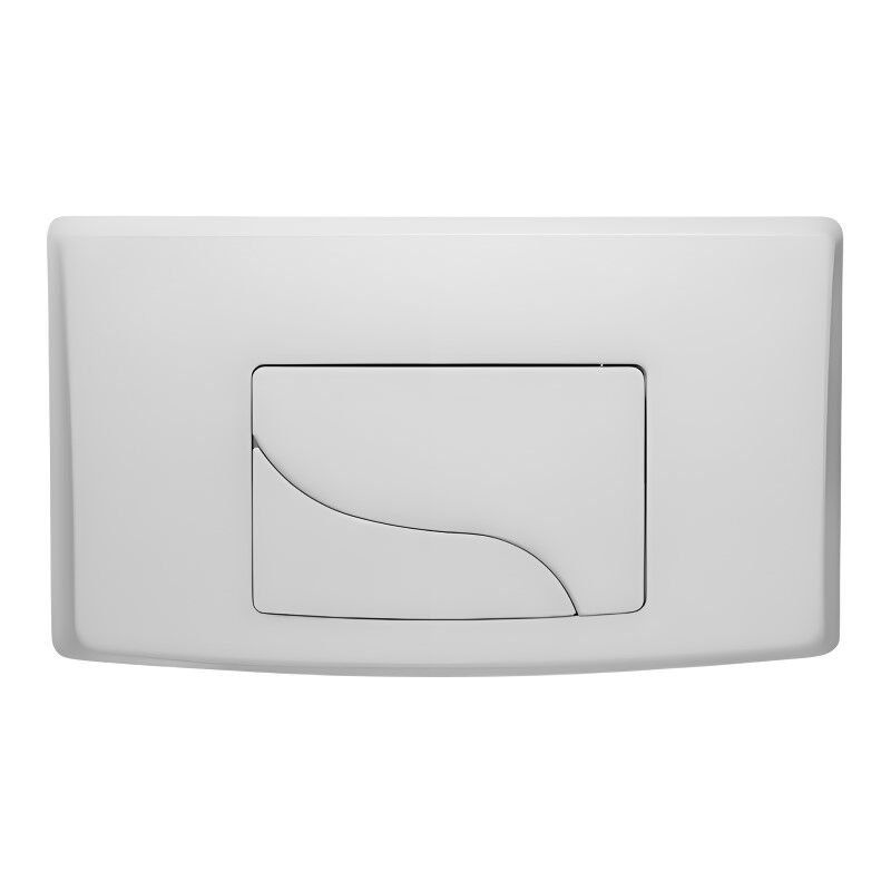 Plaque ue de commande double touche Siamp integra, batichasse 500 et 535, blanc Siamp ref.34015210