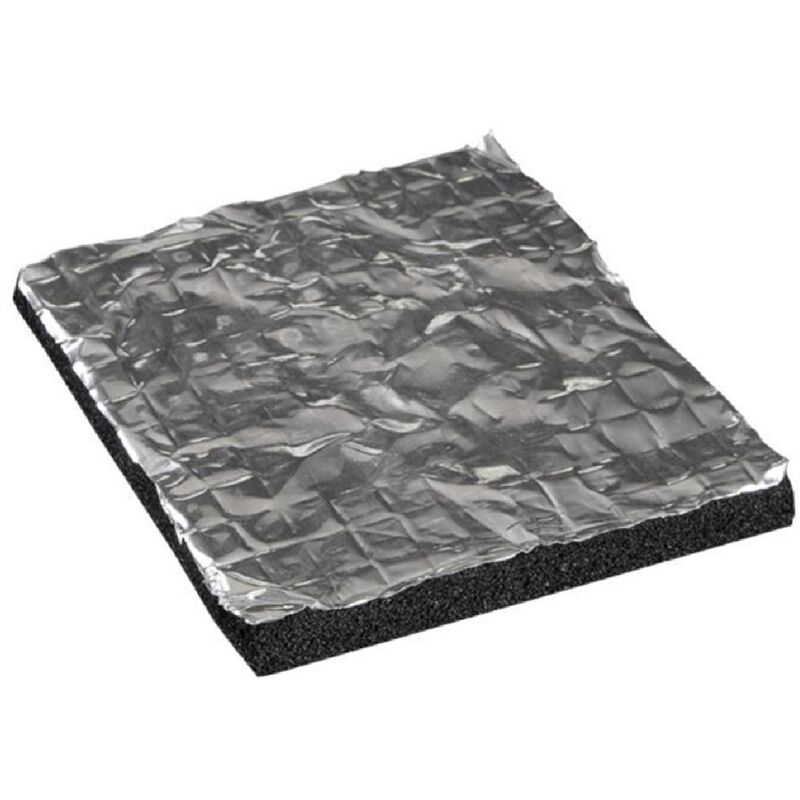 Plaque isolante adhesive pour isolation thermique 1003 x 1000 x 6mm aluminium