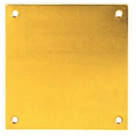 Plaque laiton - Non percée - DUVAL - BILCOCQ 160 Borgne