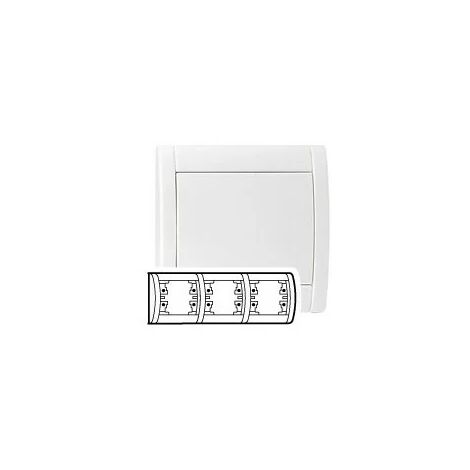 Plaque Legrand 85008 Sagane Opalis – Horizontale – 3 postes – Dimensions 82x224mm – Installation facile